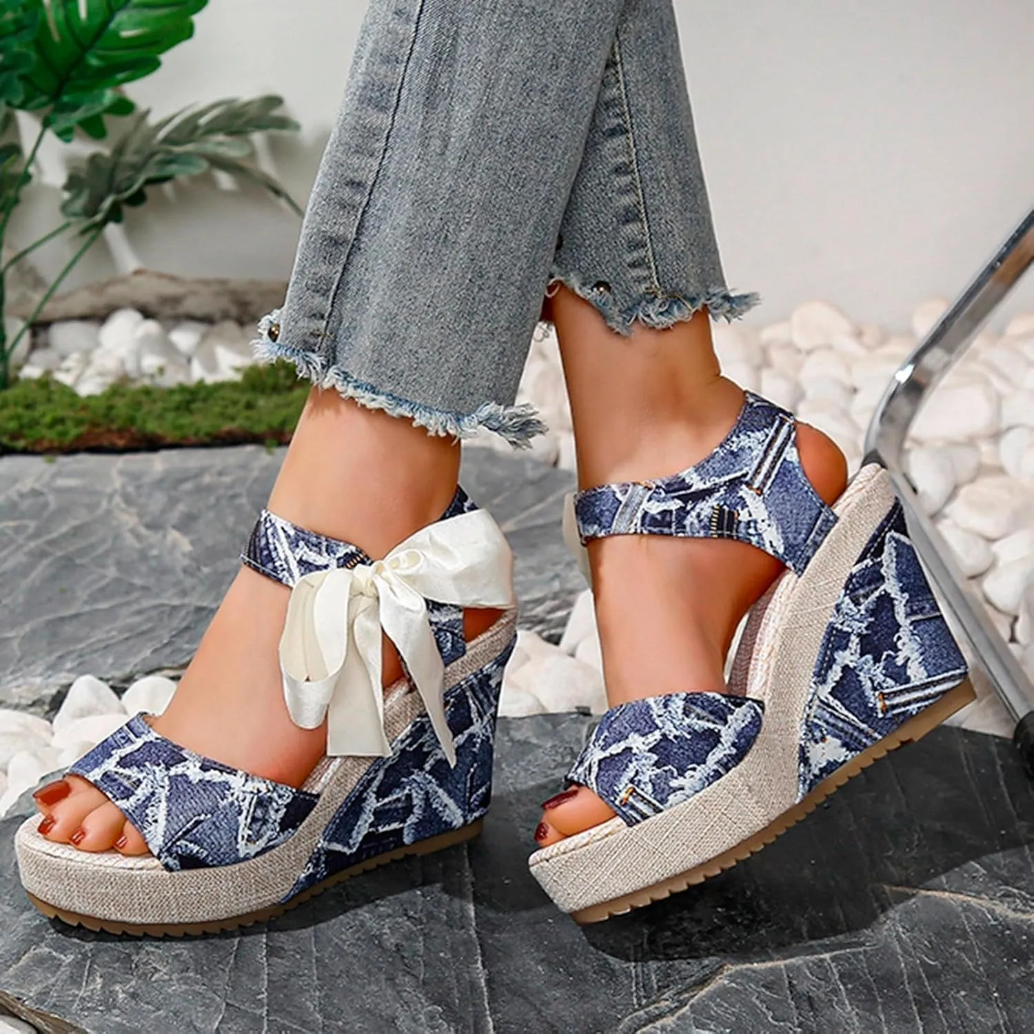 Platform Sandals for Women Womens Dressy Summer Wedge Shoes Summer Platform Comfortable Low Wedges Womens Sandal