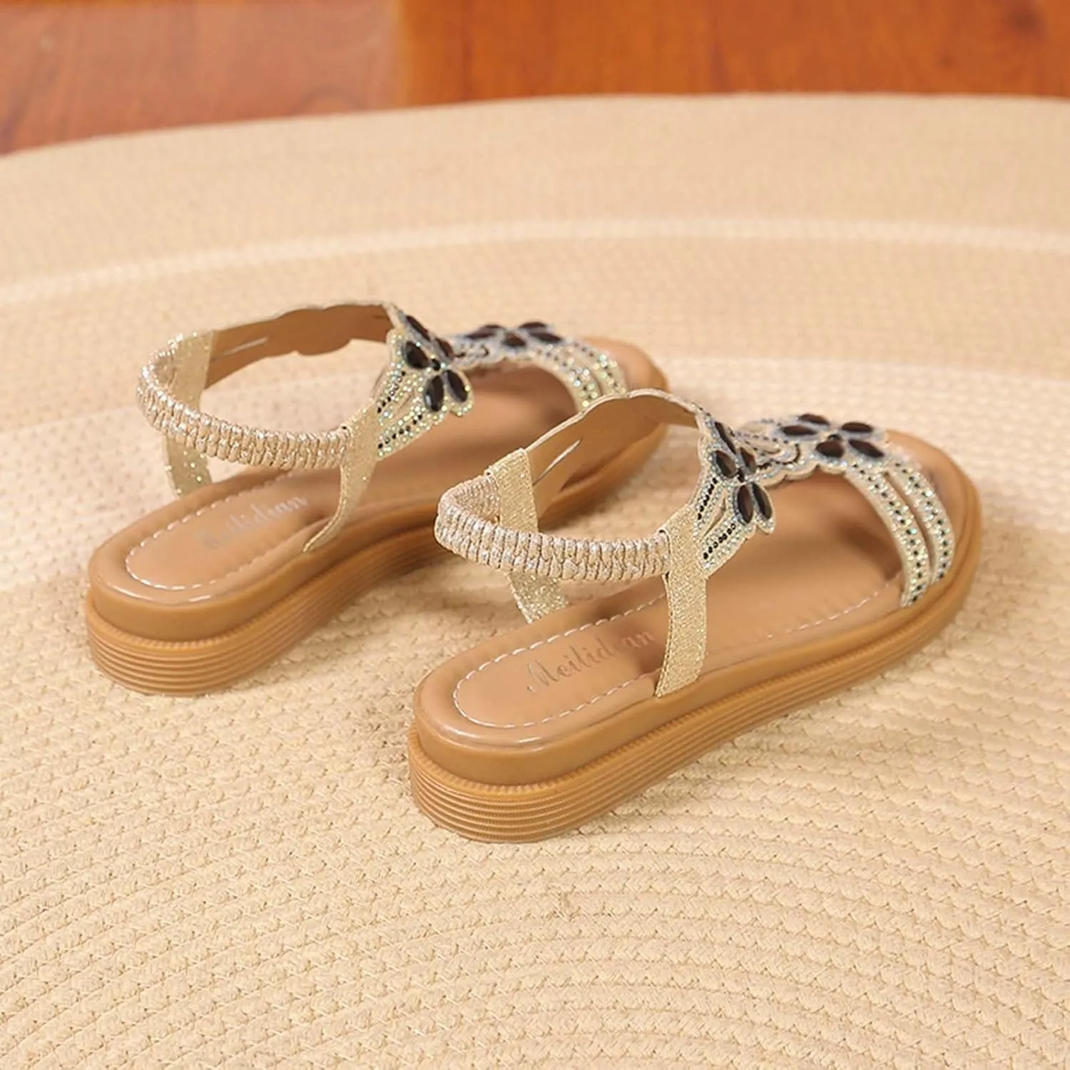 Platform Sandals for Women Women's Open Toe Ankle Strap Women's Casual Summer Women Wedge Heels Shoes