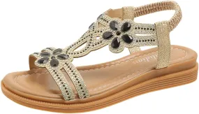 Platform Sandals for Women Women's Open Toe Ankle Strap Women's Casual Summer Women Wedge Heels Shoes
