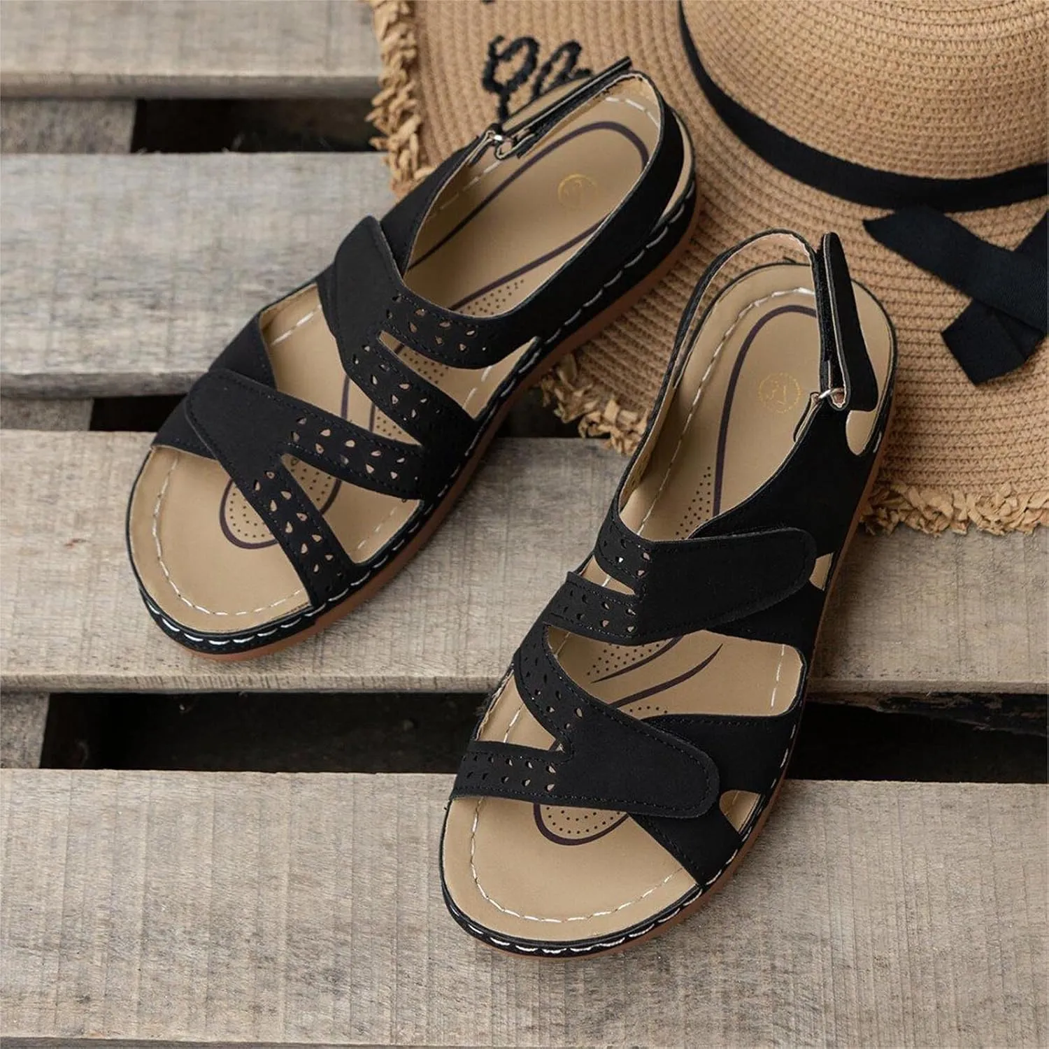 Platform Sandals for Women Women's Outdoor Camping Walking Women's Casual Summer Women Wedge Heels Shoes