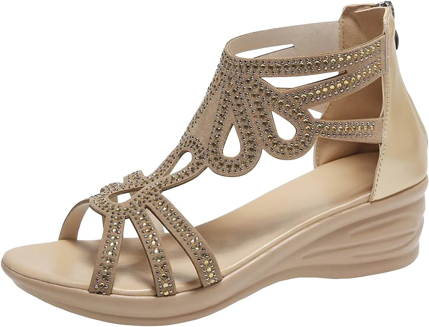 Platform Sandals for Women Women's Platform Sandals Casual Summer Comfortable Summer Platform Casual Dress Women Sandal