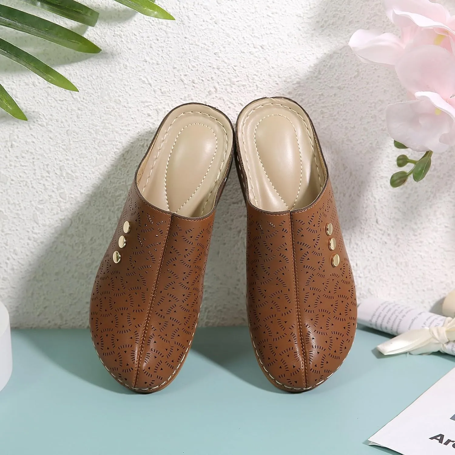 Platform Sandals Women Comfortable Summer Raffia Straw Sandals Women's Casual Platform Open Toe Wedge Sandal