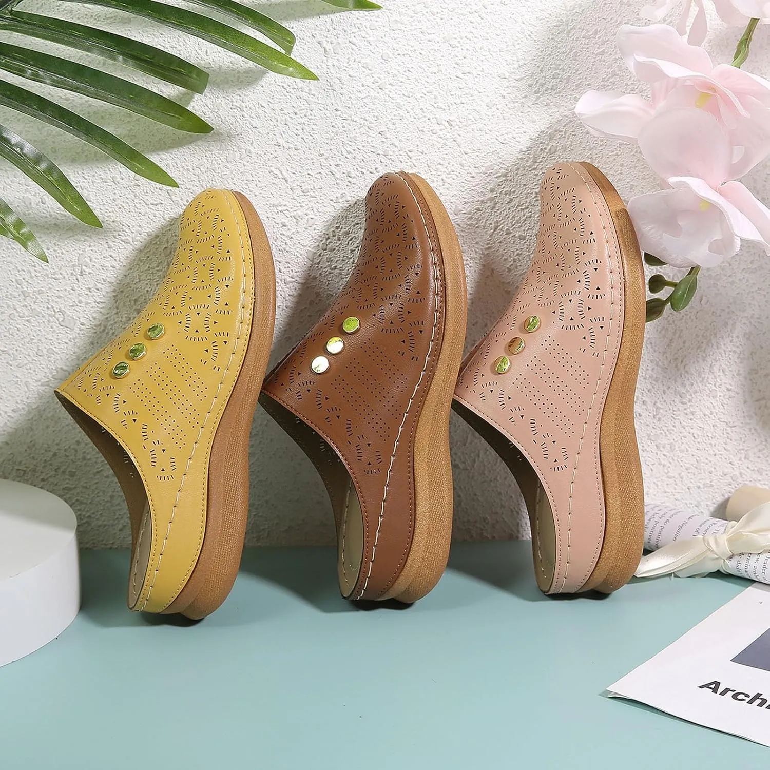 Platform Sandals Women Comfortable Summer Raffia Straw Sandals Women's Casual Platform Open Toe Wedge Sandal