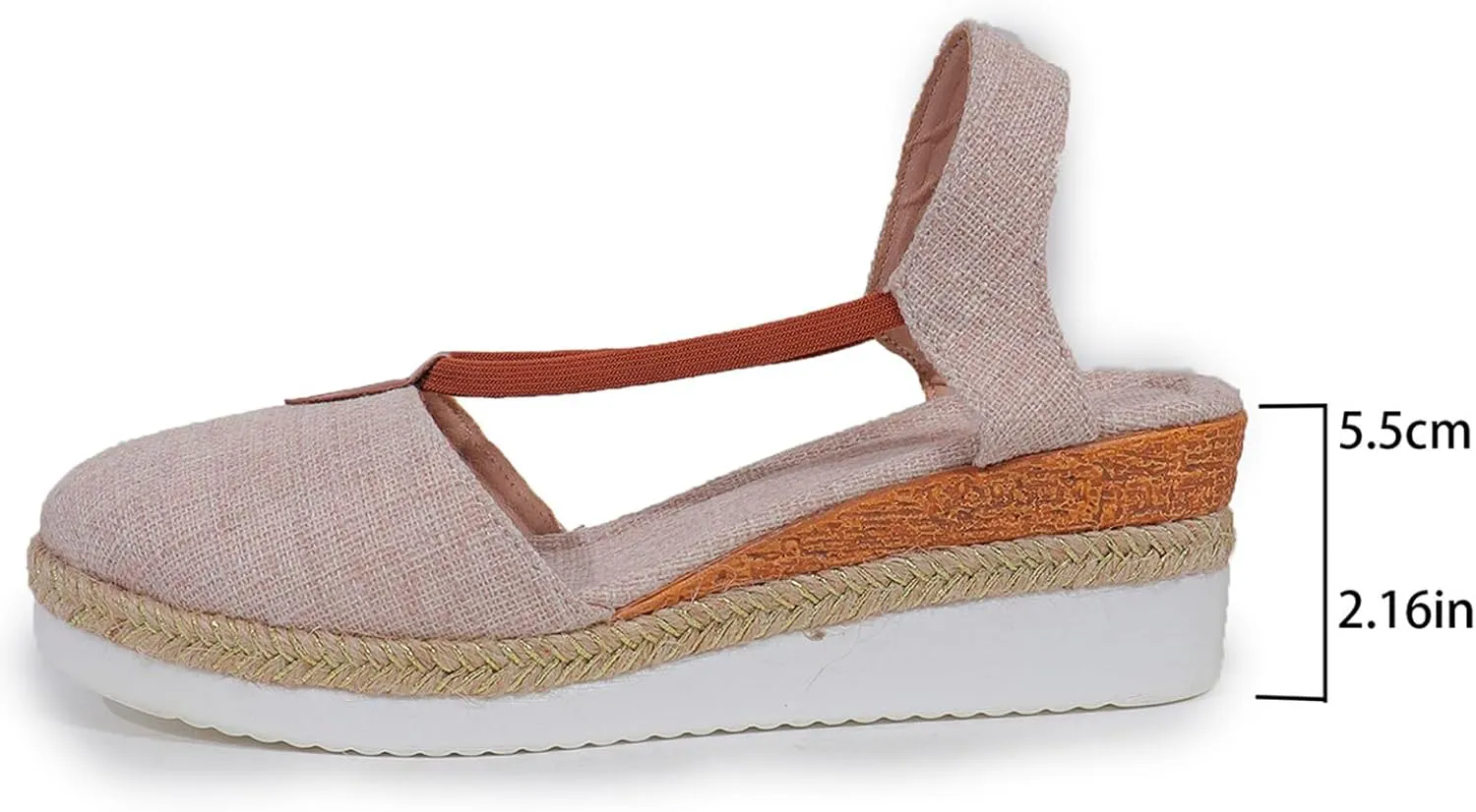 Platform Sandals Women's Classic Wedge Heels Sandals Womens Summer Sandals Women Open Toe Flatform Fashion Sandals