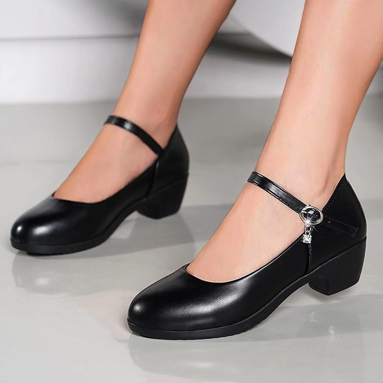 Pumps Heels for Women Women's Open Toe Heeled Sandals Formal Heels Ankle Strap High Heel Sandals for Women