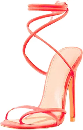 Pumps Shoes Sandals Toe High Women's Heels Fashion Breathable Casual Shoes Lace-up Women's high Heels