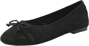 Round Toe Flat Shoes Dressy Ballet Flats Women Shoes Fashionable Flat Sole Single Fly Woven Thickened Soft Sole Casual Womens Pointed Toe Flats Knit