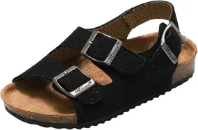 Rui Foot Spring And Summer Children Boys Girls Cork Sandals One Word Shoes Flip Flops Beach Double Sandals for Girls (6-7 Years)