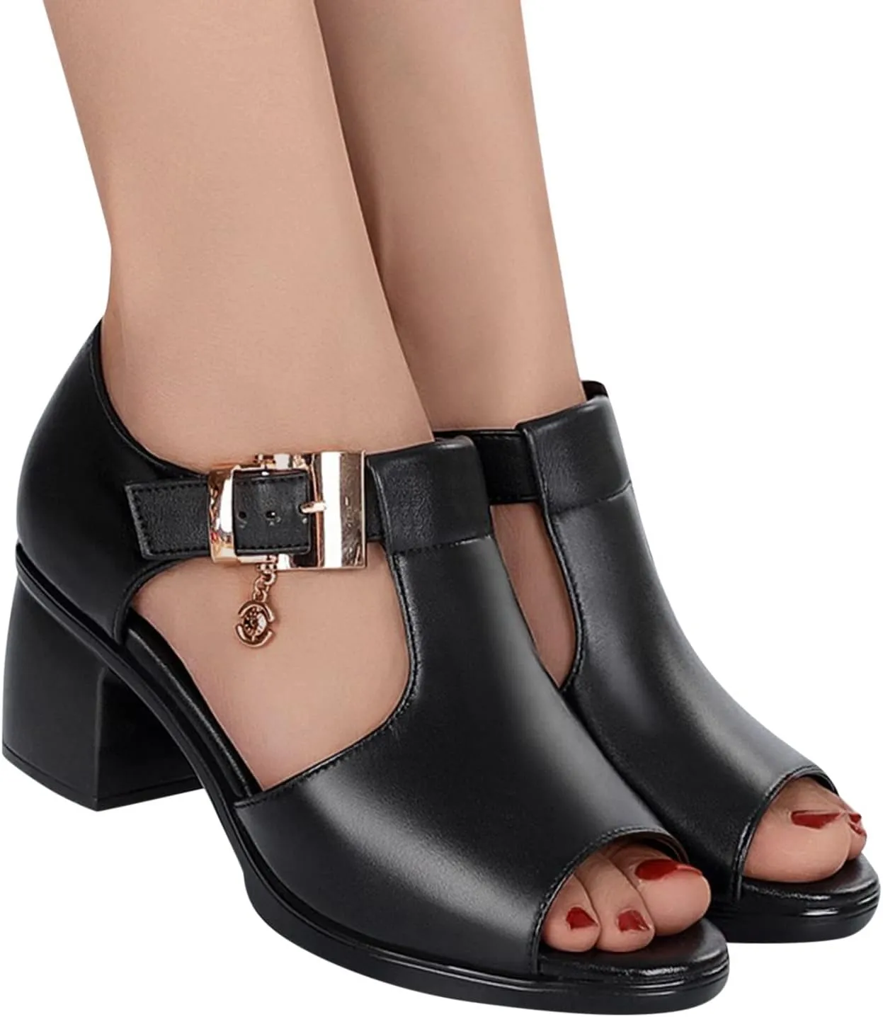 Sandal Heel for Women Strappy Heels Dressy Sparkly Heels Sandals Womens Low High Platform Pump Sandals