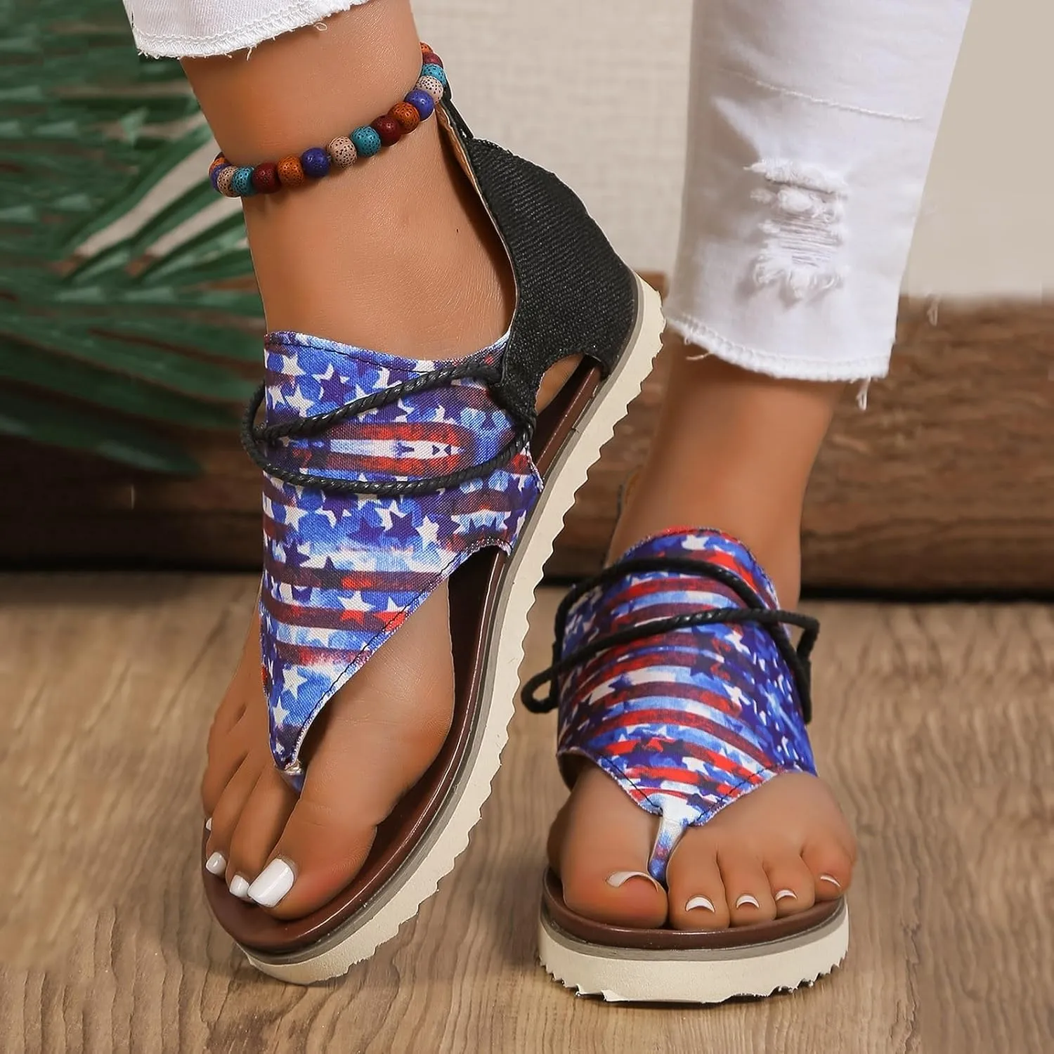 Sandals for Women Women's Classic Wedge Heels Sandals Walking Sandals Womens Summer Open Toe Wedges Sandals