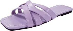 Sandals Women Dressy Summer Solid Sandals Slippers Ladies Casual For Women Fashion Flat Shoes Women's slipper