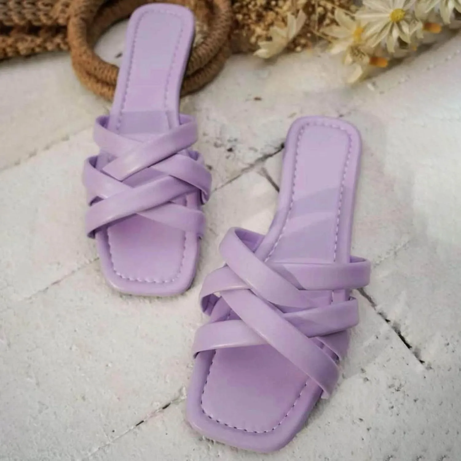 Sandals Women Dressy Summer Solid Sandals Slippers Ladies Casual For Women Fashion Flat Shoes Women's slipper