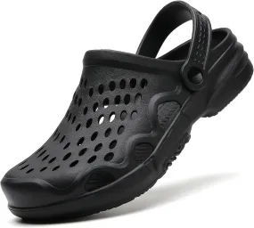 SECHRITE Clogs for Men Garden Shoes Water Sandals Mens Mules and Clogs Shower Slippers Waterproof Summer Slides