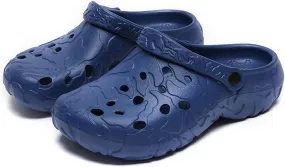 SECHRITE Clogs for Men Rubber Garden Shoes Lightweight Clogs for Men Slip On Mules for Summer - River Edge
