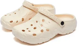 SECHRITE Clogs for Men Rubber Garden Shoes Lightweight Clogs for Men Slip On Mules for Summer - River Edge