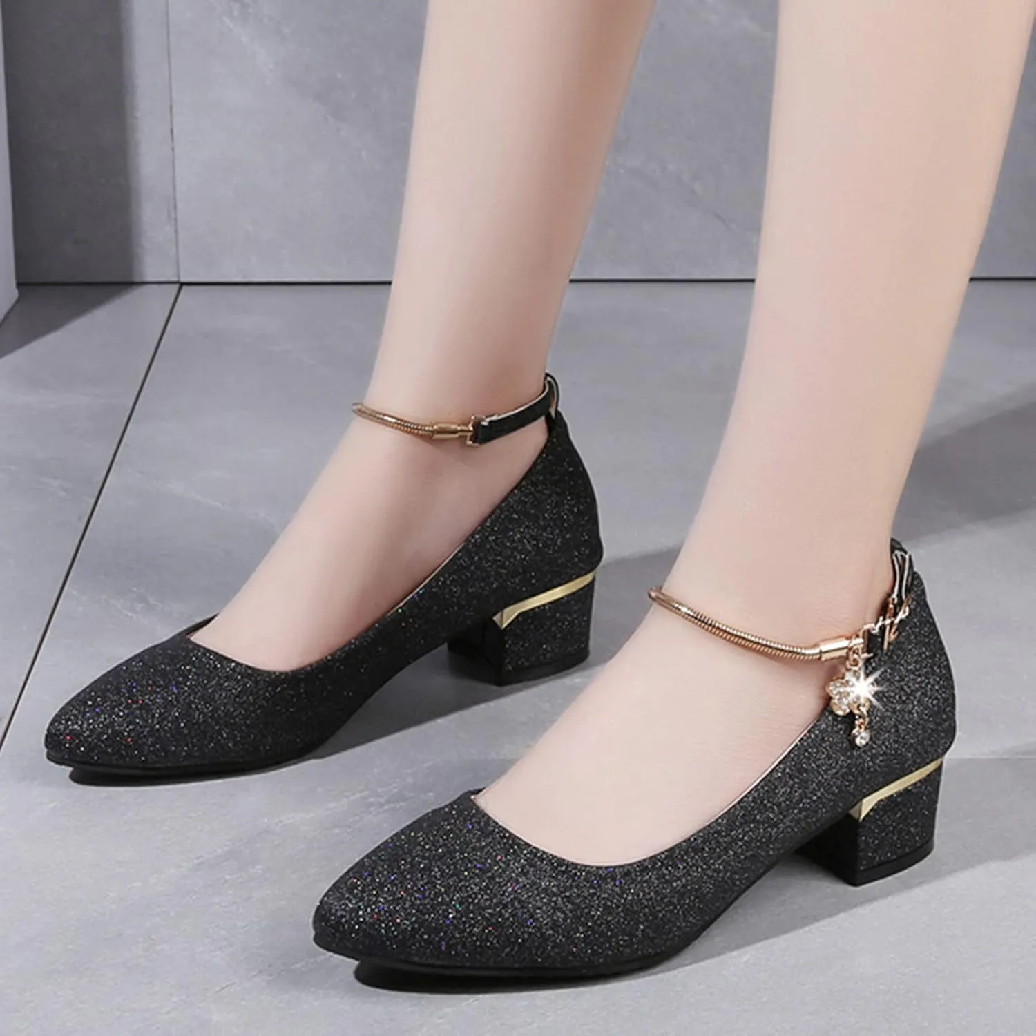 Sexy Casual Dress Shoes Sandals Single Ladies High Fashion Crystal Women Bohemian Heels Shoes Women's high Heels