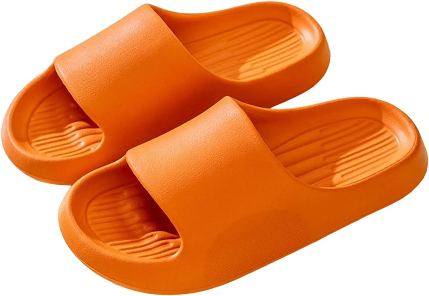 Shower Shoes for Women with Arch Support Flat Soled Open Toed Breathable Slippers Soft Soled Slippers