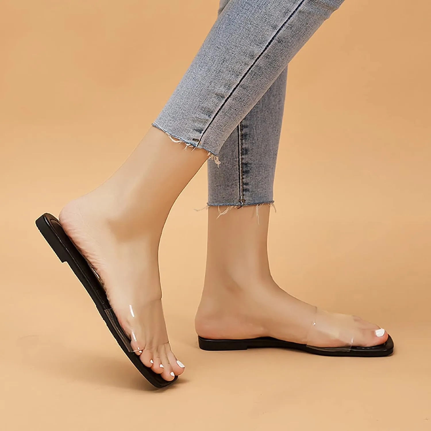 Slides Sandals Women Footwear Women Slippers Summer New Pattern Fashion Simple Versatile Flat Bottom Non Slip Comfort