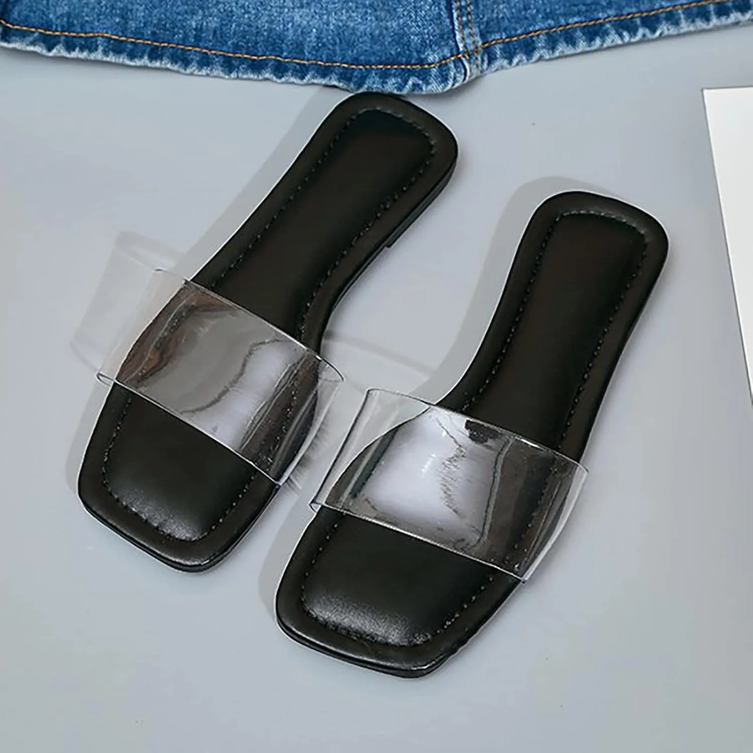 Slides Sandals Women Footwear Women Slippers Summer New Pattern Fashion Simple Versatile Flat Bottom Non Slip Comfort
