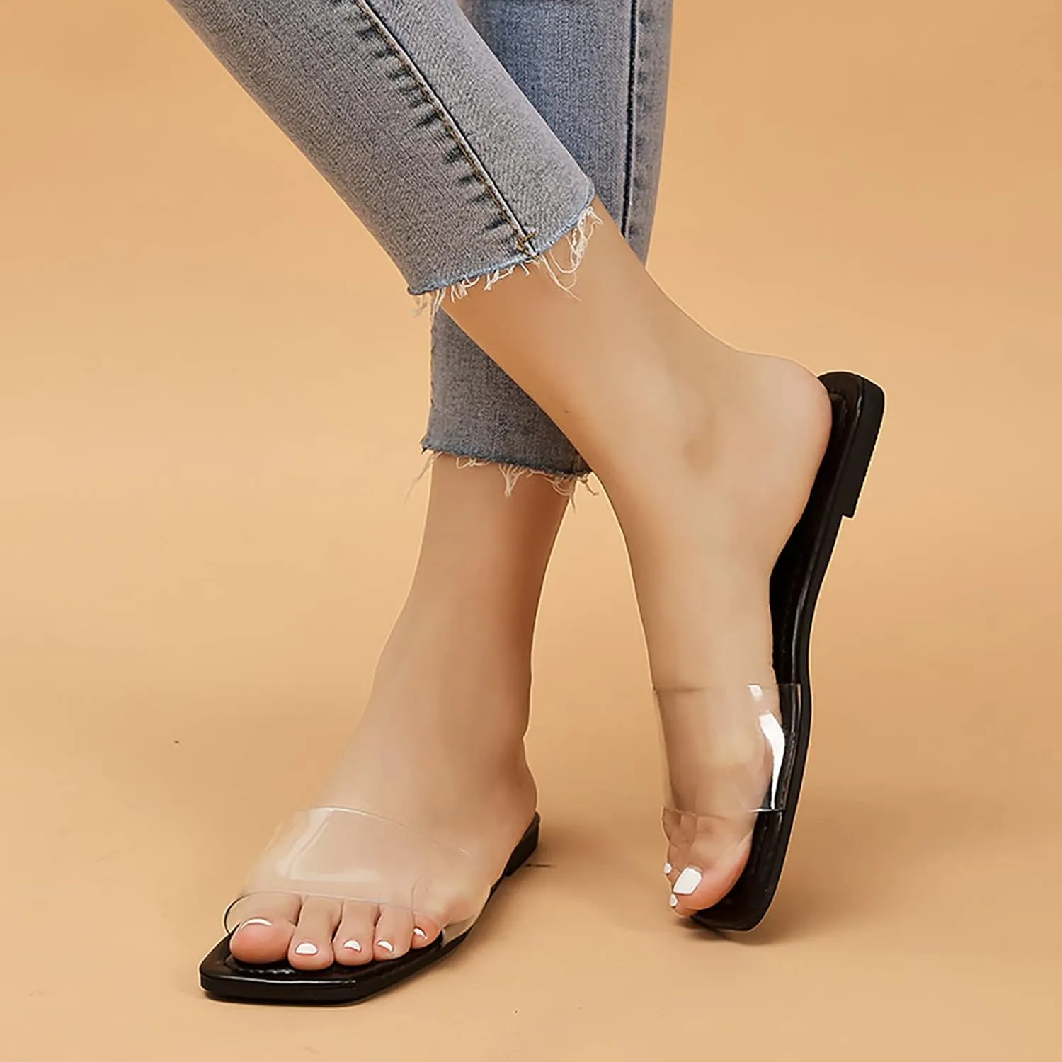 Slides Sandals Women Footwear Women Slippers Summer New Pattern Fashion Simple Versatile Flat Bottom Non Slip Comfort