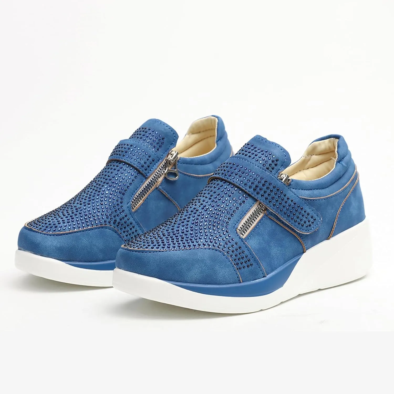 Sneaker Loafers Women Fashion Platform Comfortable Walking Shoes Lightweight Thick Rocking Bottom Shoe Footwear