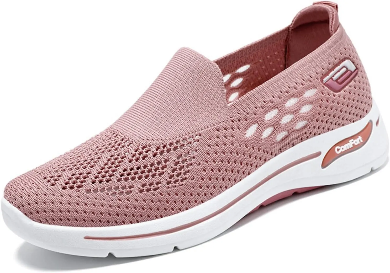 Sneakers for Women Diabetic Elderly Shoes Ladies Fashion Mary Jane Sneakers Mesh Breathable Walking Sneaker Summer Woven Hollow Out Orthopedic Soft Arch Support Walking Shoes