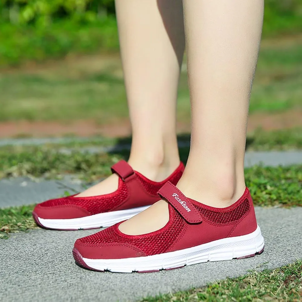 Sneakers for Women Summer Sandals Slip On Fitness Running Sports Shoes Stretch Cushion Shoes Walking Shoes