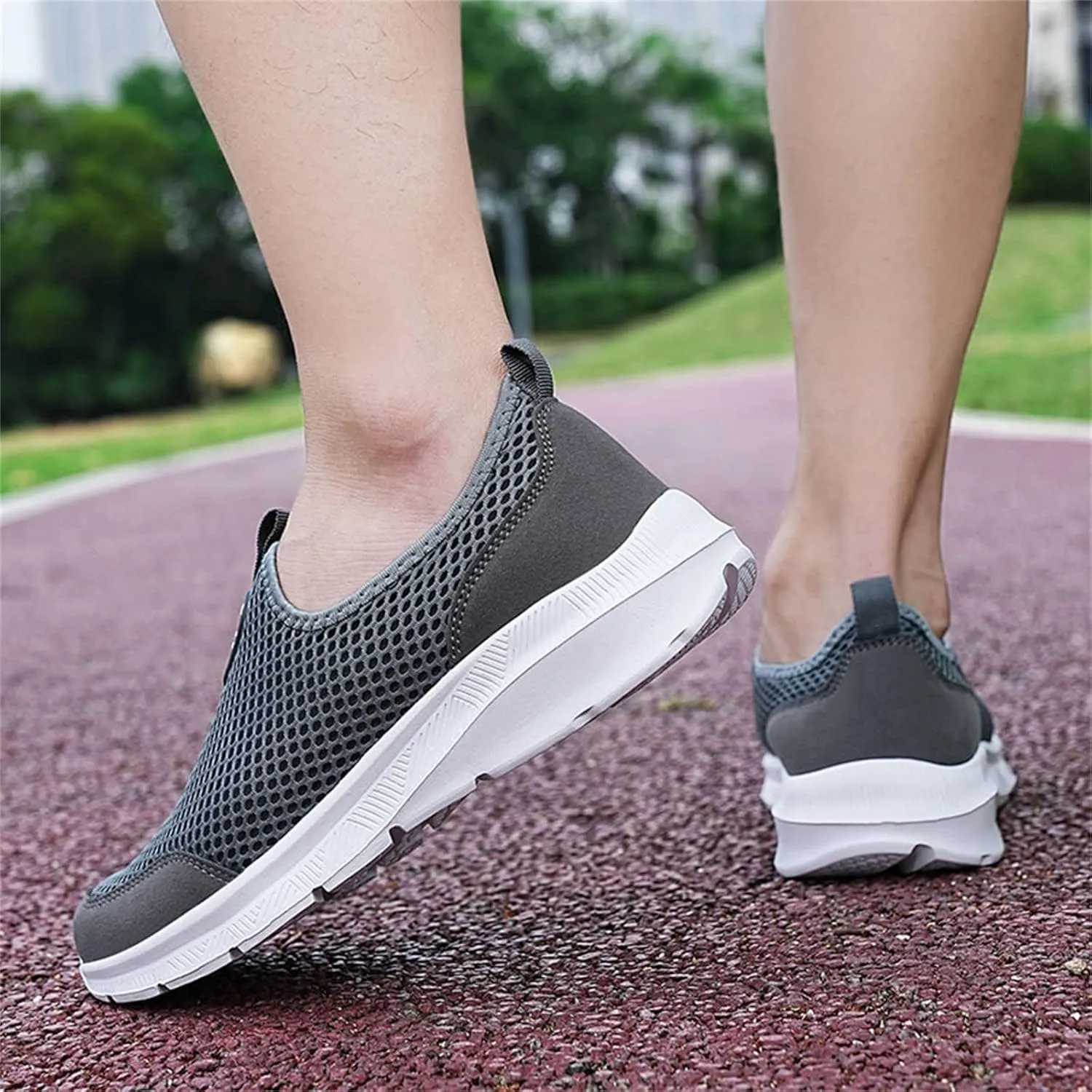 Sneakers for Women Walking Shoes Non Slip Lightweight Tennis Shoes Womens Comfortable Casual Shoes Trendy Dress Sneakers White Tennis Shoe Loafers Casual Slip On