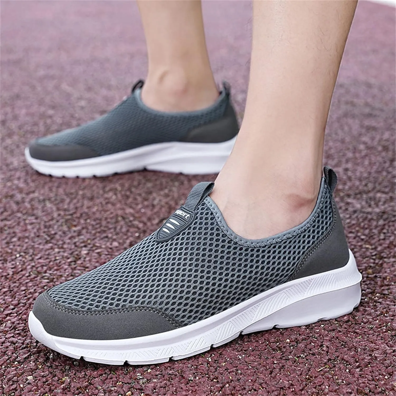Sneakers for Women Walking Shoes Non Slip Lightweight Tennis Shoes Womens Comfortable Casual Shoes Trendy Dress Sneakers White Tennis Shoe Loafers Casual Slip On