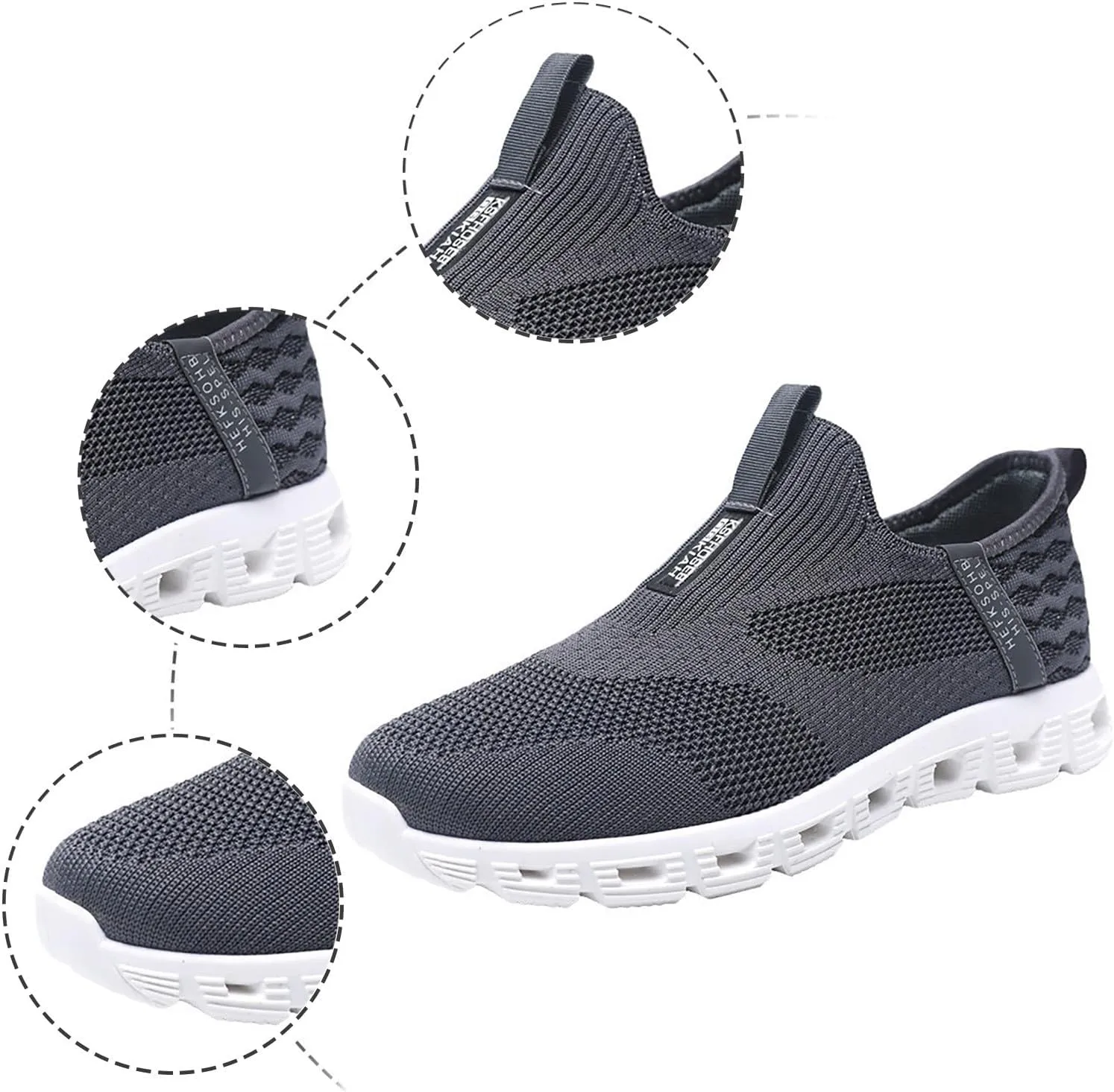 Sports Shoes for Men's Autumn New Outdoor Leisure Flying Weaving Mesh Sports Shoes Foreign Low Top Shoes Men Casual Men's San