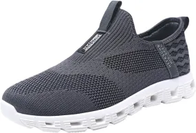 Sports Shoes for Men's Autumn New Outdoor Leisure Flying Weaving Mesh Sports Shoes Foreign Low Top Shoes Men Casual Men's San