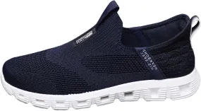 Sports Shoes for Men's Autumn New Outdoor Leisure Flying Weaving Mesh Sports Shoes Foreign Low Top Shoes Men Casual Men's San