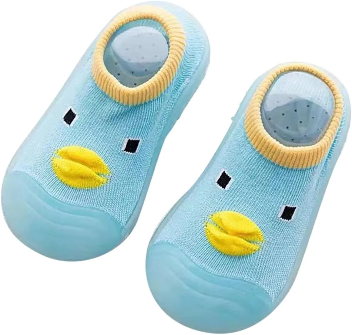 Spring and Summer Cute Toddler Shoes Breathable Soft Rubber Sole Shoes Indoor and Outdoor Saucy Boys Shoes (Blue, 26-27)