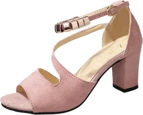 Strappy Heels Women's Lace Up Heeled Sandals Open Toe Heels for Women Womens Sandals Open Toe Strappy Sandals