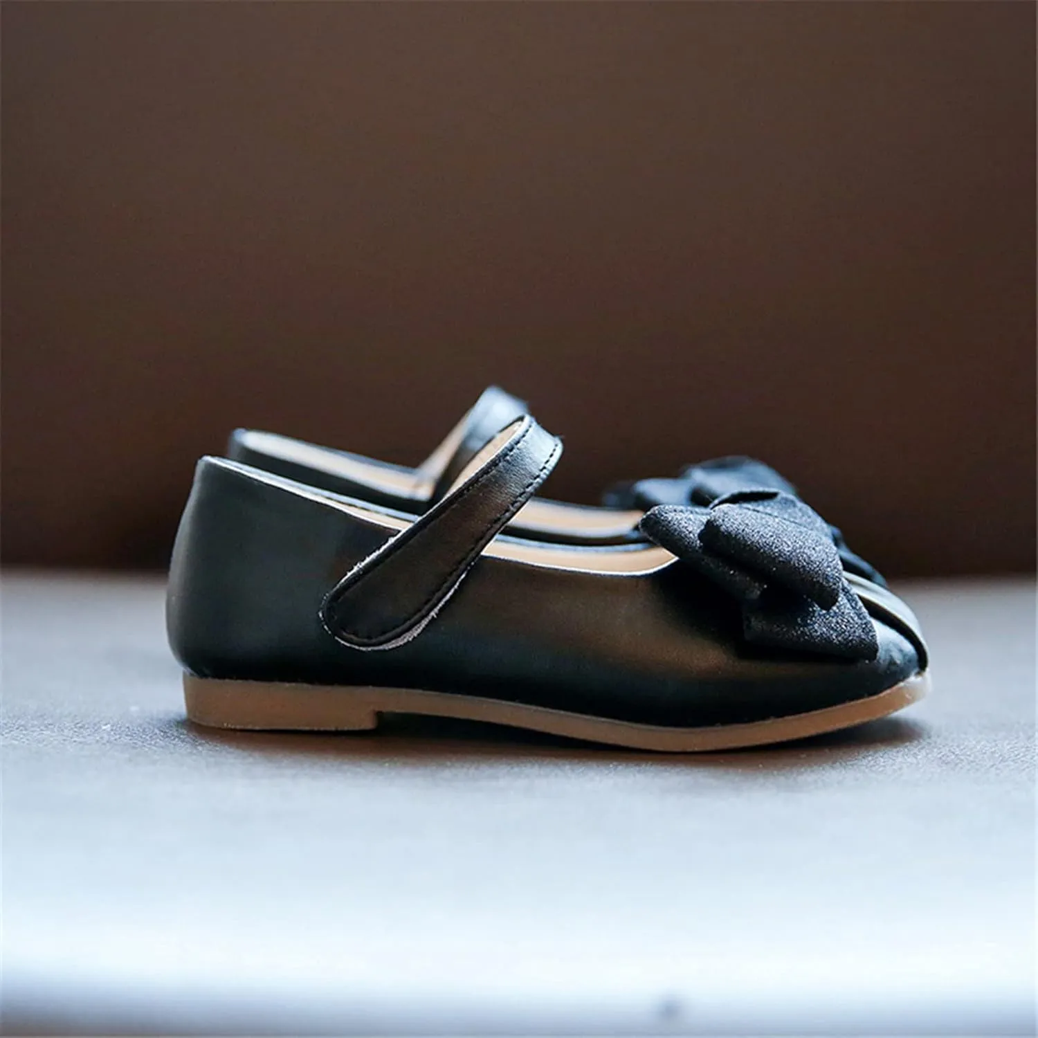 Stunner Girls Bow Mary Jane Flats Wedding Party Dress Shoes(Toddler/Little Kids/Big Kids)