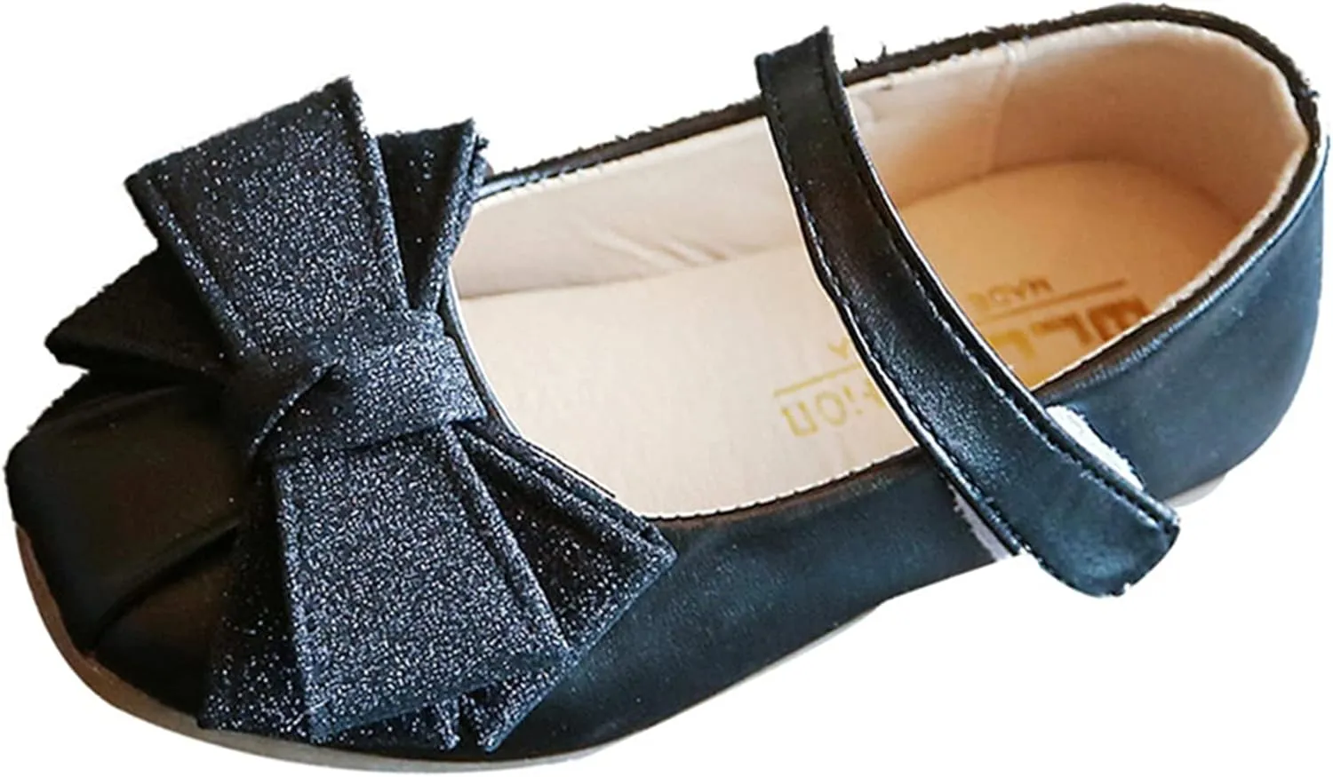 Stunner Girls Bow Mary Jane Flats Wedding Party Dress Shoes(Toddler/Little Kids/Big Kids)