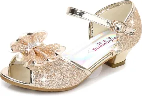 Stunner Girl's Flats Sandals Bow Princess Summer Sandals Dress Shoes