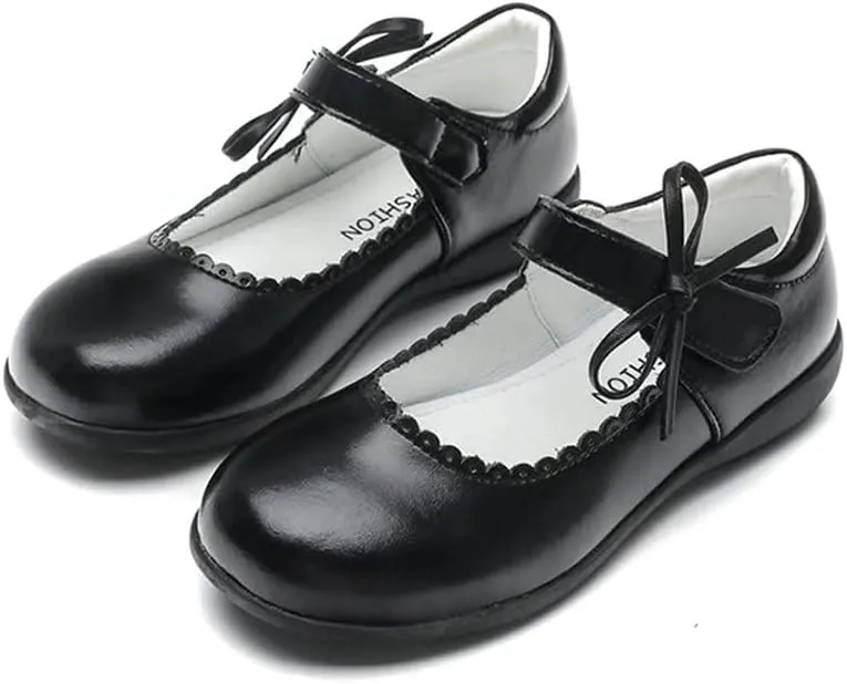 Stunner Girls Mary Jane Flats School Uniform Shoes Wedding Party Dress Shoes