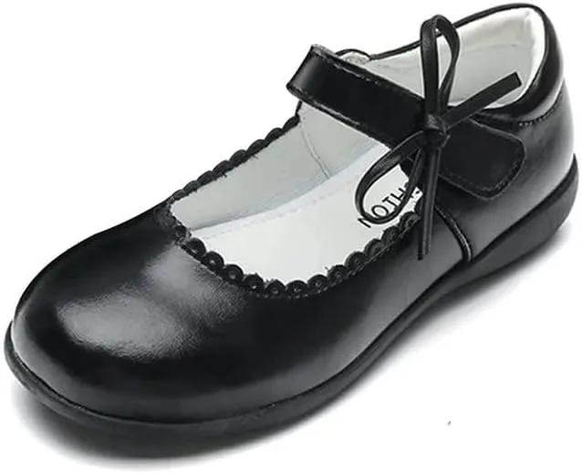 Stunner Girls Mary Jane Flats School Uniform Shoes Wedding Party Dress Shoes