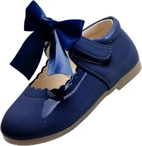 Summer and Girls Boots Cute Flat Solid Color Round Head Ribbon Bow Hook Loop Girl Toddler Summer Sandals for Girls