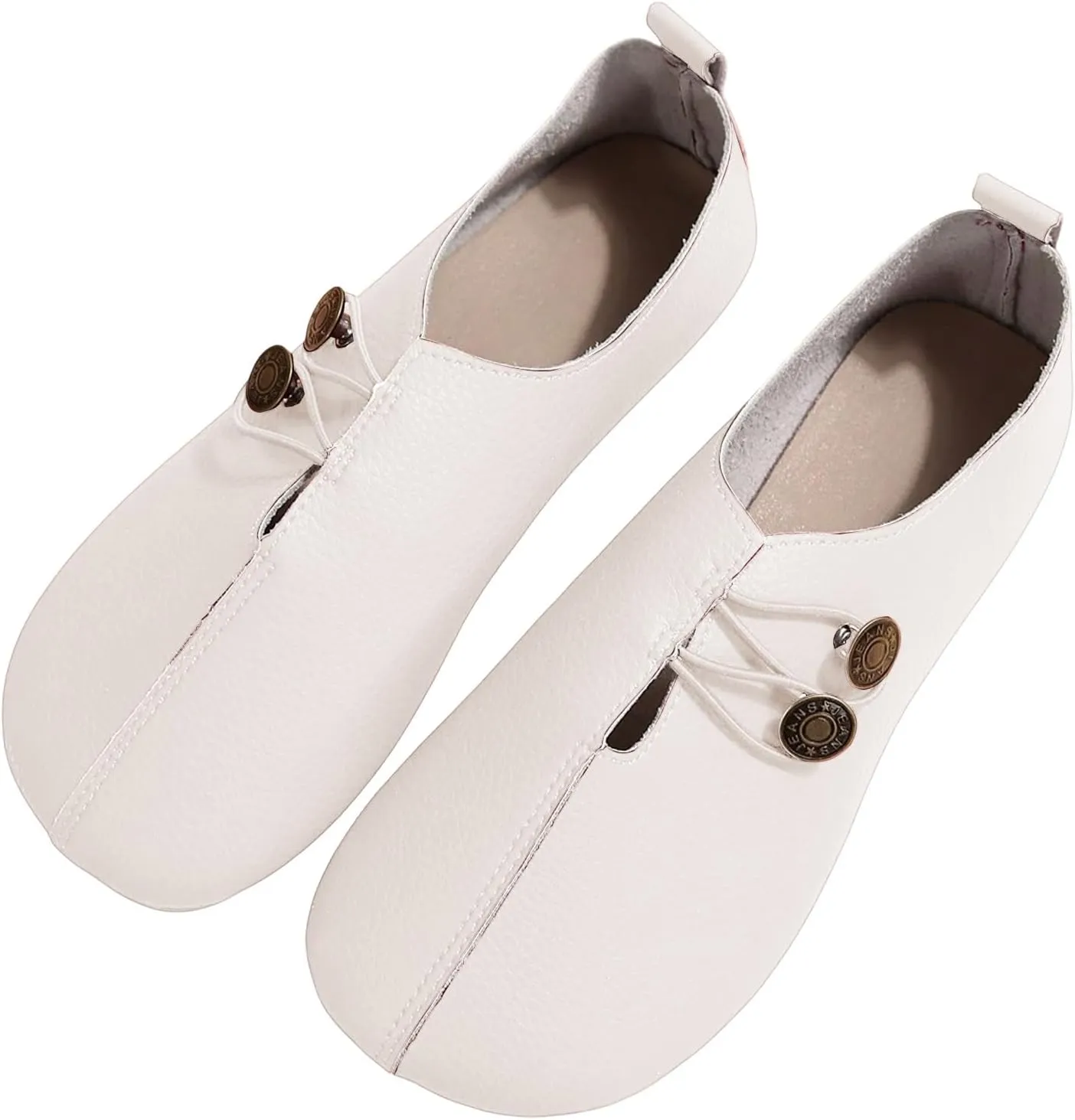 Summer Sandals for Women 2025 Soft Soled Round Toe Flats Dress Flat Dressy Ballet Low Wedge Ladies Fashion Trendy Solid Color Leather Buckle 2025