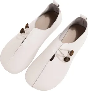 Summer Sandals for Women 2025 Soft Soled Round Toe Flats Dress Flat Dressy Ballet Low Wedge Ladies Fashion Trendy Solid Color Leather Buckle 2025