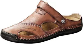 Summer Shoes Leather Breathable Casual Men's Outdoor Sandals Beach Men's sandals Mens Shower Sandals Men's Sandals Men Shoes