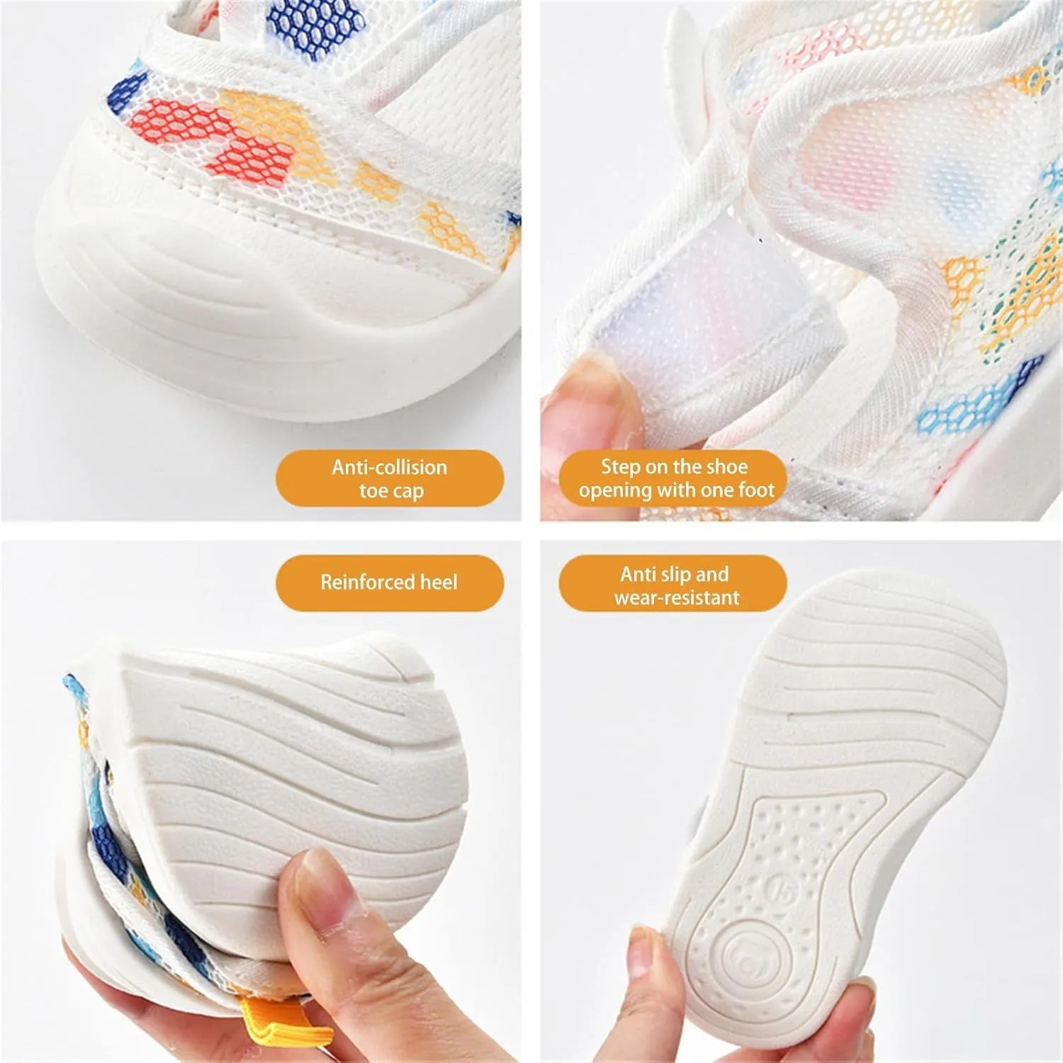 Swim Shoes Toddler Girl Baby Water Shoes Boy's Girl's Quick-Dry Barefoot Shoes Non-Slip Swim Pool Breathable Shoes