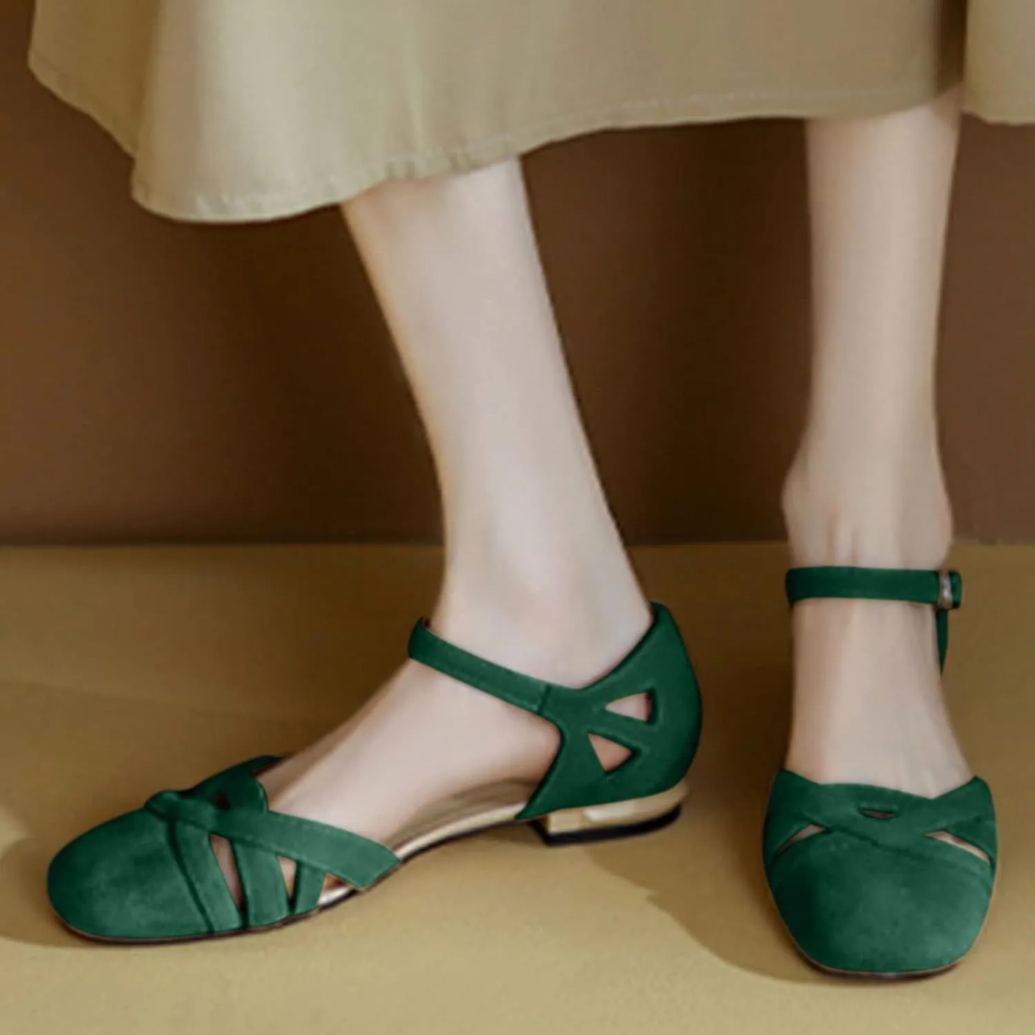Temperament Flat Bottom Sandals for Women Fashion Versatile Leather Cool Shoes Comfortable Walking Sandals