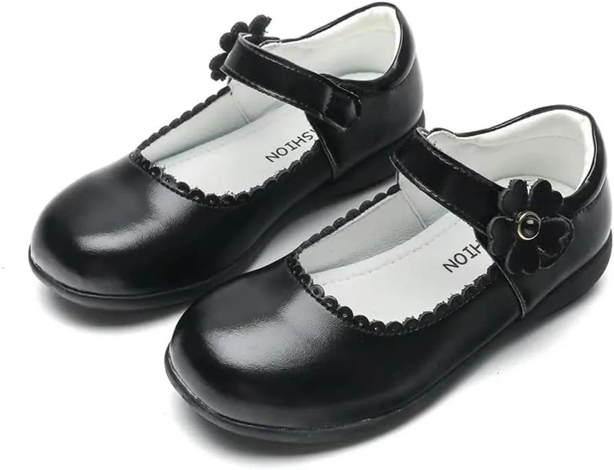 TN TANGNEST Girls Dress Shoes School Uniform Shoes Comfort Mary Jane Flats