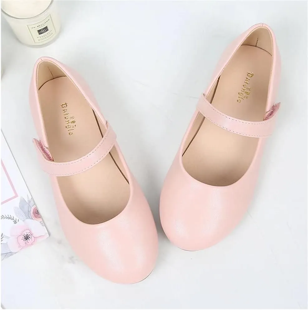 TN TANGNEST Girls Mary Jane Flats Cute Pearl Flowers Ballet Shoes School Wedding Party Shoes