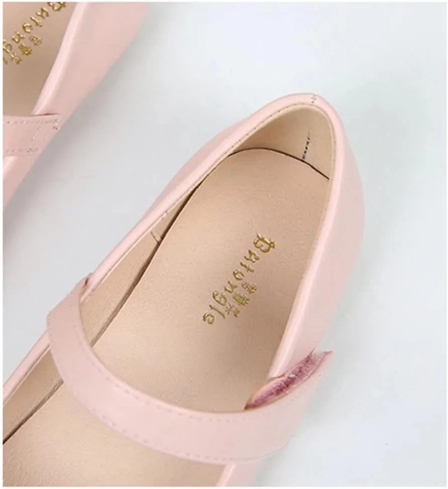 TN TANGNEST Girls Mary Jane Flats Cute Pearl Flowers Ballet Shoes School Wedding Party Shoes