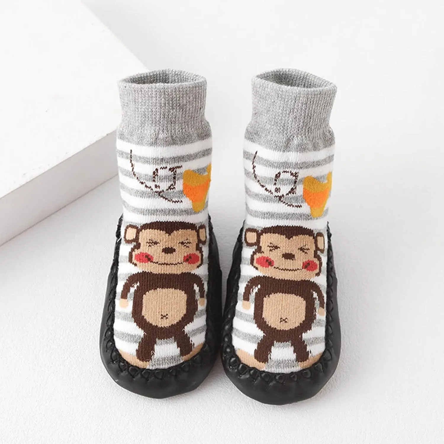 Toddler Autumn Winter Non-Slip Shoes Boys Girls Floor Sports Socks Shoes Flat Sole Non Baby Slippers Shoes Boys Shoes