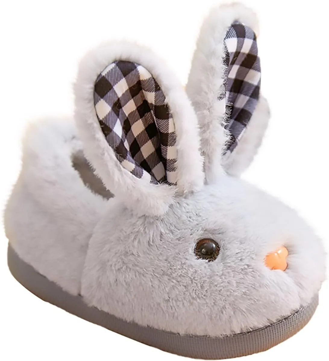 Toddler Bunny Slippers for Girls Boys Warm House Shoes for Kids Winter Home Slippers Indoor Non Slip Slippers